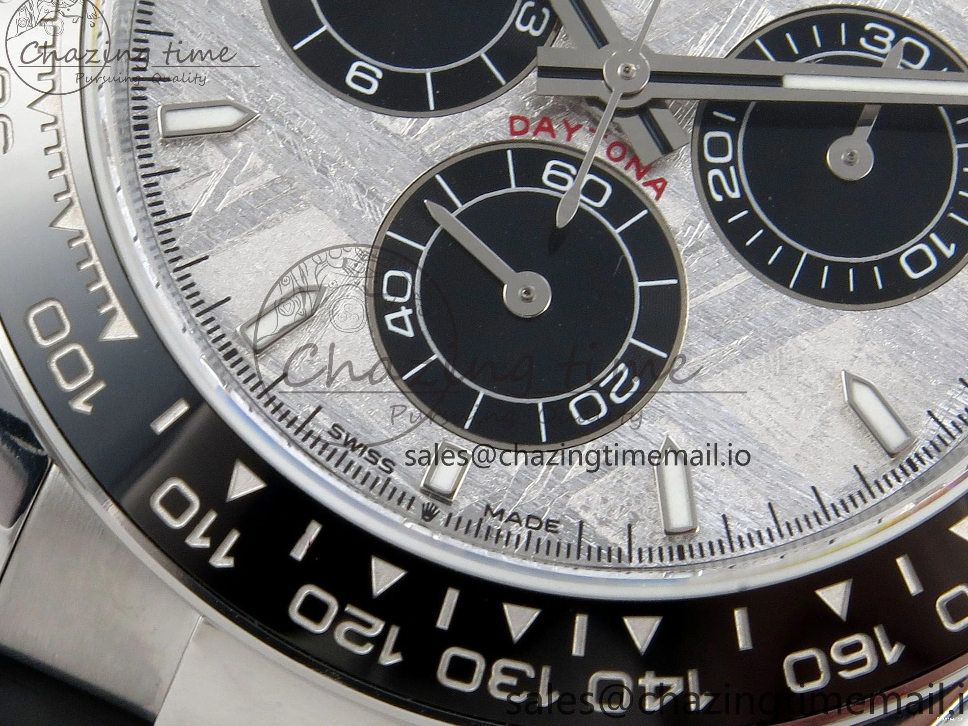 1223 UrbanStyle Daytona 126519 Gain Weight SWF 1:1 Best Edition Meteorite Dial Sticks Markers on Oysterflex Strap SH 153